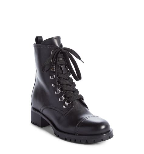 prada combat boots women's